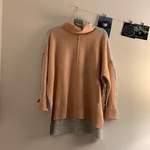 BRAND NEW Tribal Blush and grey XL sweater turtleneck